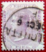 BRITISH INDIA 1865 8p Queen Victoria Used WATERMARK: ELEPHANT'S HEAD - 1858-79 Kronenkolonie