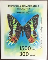 Madagascar Malagasy 1992 Butterflies Minisheet MNH - Butterflies