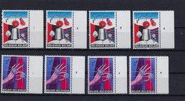 N°1313/1314 (plaatnummer Set) MNH ** POSTFRIS ZONDER SCHARNIER SUPERBE - 1961-1970