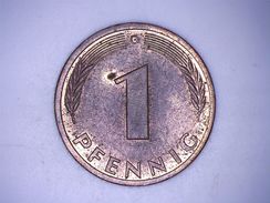ALLEMAGNE - 1 PFENNIG 1981 G - 1 Pfennig