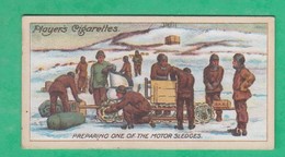 John Player, Player's Cigarettes, Polar Exploration - Preparing One Of The Motor Sledges For The Southern Journey - Player's