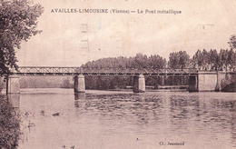 AVAILLES-LIMOUSINE(86)1939-le Pont Métallique - Availles Limouzine