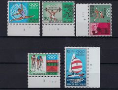 N°1456/1460 (plaatnummer) MNH ** POSTFRIS ZONDER SCHARNIER SUPERBE - 1961-1970