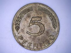 ALLEMAGNE - 5 PFENNIG 1950 J - 5 Pfennig