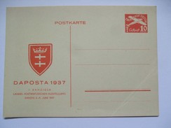 Germany - Danzig - 1937 Postkarte - Daposta - Danzig