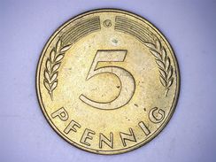 ALLEMAGNE - 5 PFENNIG 1950 G - 5 Pfennig