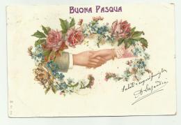 BUONA PASQUA 1903   VIAGGIATA  FP - Ostern