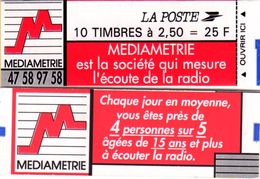 Carnet - Médiametrie - YT 2720 C3 - Carnet Non Ouvert - Other & Unclassified