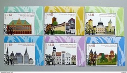 UNO-Genf 646/51 Oo/ESST, UNESCO-Welterbe: Deutschland, Wartburg, Reichenau,Bremen, Potsdam, Aachen, Eisleben, Wittenberg - Used Stamps