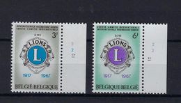 N°1404/1405 (plaatnummer 2) MNH ** POSTFRIS ZONDER SCHARNIER SUPERBE - 1961-1970