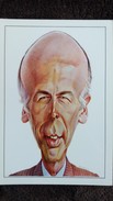 CPSM V G E GISCARD D ESTAING POLITIQUE  CARICATURE  LES GRANDES GUEULES MORCHOISME RICORD MULATIER N°6  11.5 PAR 16.5 CM - Hommes Politiques & Militaires