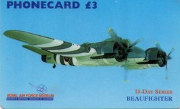 REINO UNIDO. GB-PRE-NPCVR-0002. D-Day Series - Beaufighter. 2000 Ex. 1994-10. (538) - Avions