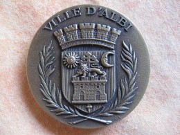 Médaille. VILLE ALBI, Jumelage GIRONA Et ALBI 12 AVRIL 1986 Par VONA - Unclassified
