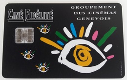 Carte Ciné Fidélité  Groupement Des Cinémas Genevois  Carte N° 115495 - Kinokarten