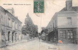 Gros-Theil      27        La Mairie Et Route De Louviers     ( Pli Voir  Scan) - Sonstige & Ohne Zuordnung