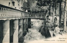Libos La Cascade Circulee En 1924 - Libos