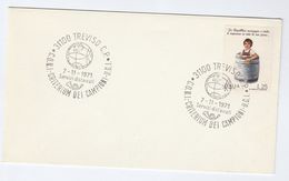 1971 Treviso BOWLS  EVENT COVER UBI Italy Sport Stamps Bowling - Petanca