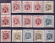 TYPO Heraldieke Leeuw 1929 - 1933  Nr. 278 / 279 / 280 - Typo Precancels 1929-37 (Heraldic Lion)