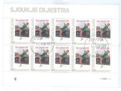 NEDERLAND * SJOUKJE DIJKSTRA * SCHAATSEN * BLOK (4) * BLOC * BLOCK * NETHERLANDS * POSTFRIS GESTEMPELD - Used Stamps