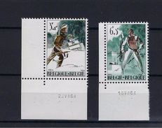 N°1296/1297 DRUKDATUM MNH ** POSTFRIS ZONDER SCHARNIER SUPERBE - Hoekdatums