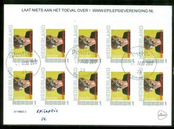 NEDERLAND * BLOK Van 10 * EPILEPTIE VERENIGING *  BLOC * BLOCK * NETHERLANDS * POSTFRIS GESTEMPELD (14) - Used Stamps