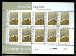 NEDERLAND * BLOK Van 10 * DE VIER JAARGETIJDEN * SCHELFHOUT  SCHILDERIJ  *  BLOC * BLOCK * NL * POSTFRIS GESTEMPELD (23) - Used Stamps