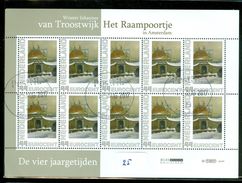 NEDERLAND * BLOK Van 10 * DE VIER JAARGETIJDEN * VAN TROOSTWIJK *  SCHILDERIJ * BLOC * BLOCK * POSTFRIS GESTEMPELD (25) - Used Stamps