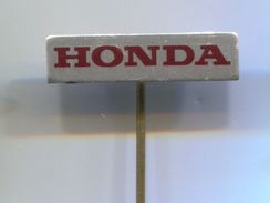 HONDA -  Car, Auto, Automotive,  Vintage Pin Badge, Abzeichen - Honda