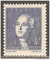 France 1943 Mi# 595 ** MNH - Antoine Lavoisier / Chemist - Unused Stamps
