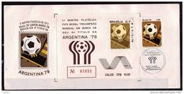 BRESIL  Carte FDC  Cup 1978   Football  Soccer Fussball - 1978 – Argentine