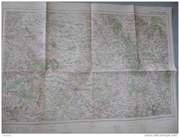 Carte N° 17 : Châlons / Reims - 1/200 000ème 1926.. Sce Géographique Des Armées. - Topographical Maps