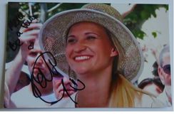 Carte - Tatiana GOLOVIN - Dédicace - Hand Signed - Autographe Authentique - Tennis