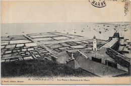 CPA Ostréiculture Huitres Métier Huitre Circulé Cancale Phare - Kunsthandwerk