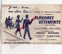 59 MALO LES BAINS-DUNKERQUE-BUVARD FLANDRES VETEMENTS-MAISON DELEERSNYDER-SURALO-BLIZZAND-COSTUMES TISSTRIC - Kleding & Textiel