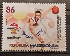 Macedonia, 2017, Mi: 806 (MNH) - Basketball