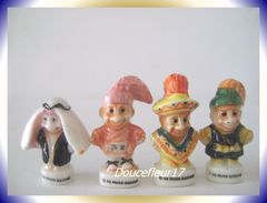 Trolls Russ Berrie De 1992 ...Lot De 4 Fèves ... Ref AFF : 46-1995...(pan 001) - Personnages