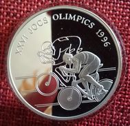 ANDORRA 10 DINERS 1994 SILVER PROOF "OLYMPIC GAMES 1996" (free Shipping Via  Registered Air Mail.) - Andorre