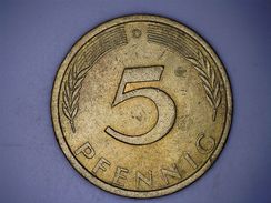 ALLEMAGNE - 5 PFENNIG 1971 D - 5 Pfennig