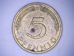 ALLEMAGNE - 5 PFENNIG 1972 D - 5 Pfennig
