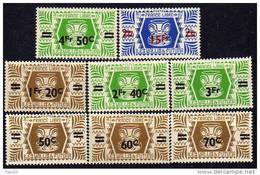 WALLIS ET FUTUNA N° 148/55 XX Série De Londres Surchargée Les 8 Valeurs Sans Charnière, TB - Ungebraucht