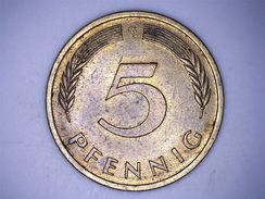ALLEMAGNE - 5 PFENNIG 1979 G - 5 Pfennig