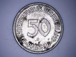 ALLEMAGNE - 50 PFENNIG 1968 G - 50 Pfennig