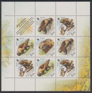 Russia 2004 M/S WWF W.W.F. Wolverine Bear Animals Mammals Bears World Wildlife Fund Organizations Stamps MNH Sc 6857 - Lots & Serien