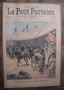 LE PETIT PARISIEN  : 29 JUILLET 1900 . ECOLES MILITAIRES . REVUE NAVALE CHERBOURG - LE BOUVET - JAUREGUIBERRY .. Etc . - Le Petit Parisien