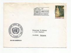 NATIONS UNIES GENEVE LETTRE POUR LA FRANCE 1981 - Covers & Documents