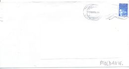 2001, France, The Letter Set By Ordinary Post To Moldova - Briefe U. Dokumente