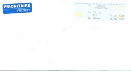 2002, France, The Letter Set By Ordinary Post To Moldova - Storia Postale