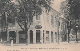 VIET-NAM       CPA   SAIGON - MAGASIN GENERAUX  MAISON MOTTET ET CIE - Viêt-Nam