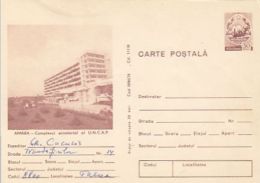 66021- AMARA SPA TOWN, HOTEL, TOURISM, POSTCARD STATIONERY, 1978, ROMANIA - Hotel- & Gaststättengewerbe