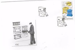 Year 2017 - 200 Years Of Post Box - FDC